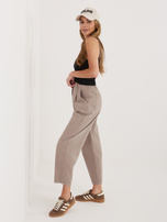 Fango sztruksowe spodnie typu carrot RUE PARIS  