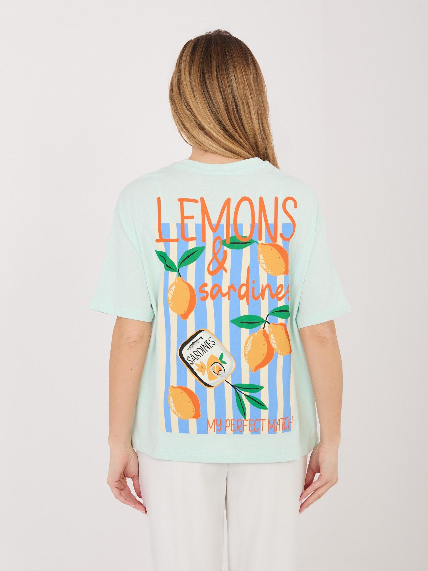 T-shirt mietowy