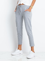 Szare melanżowe spodnie Approachable