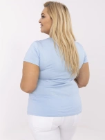 Camel women's plus size cotton t-shirt.