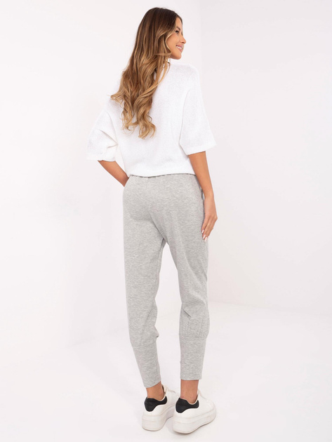 Hurt Szare melanżowe dresowe spodnie z kieszeniami