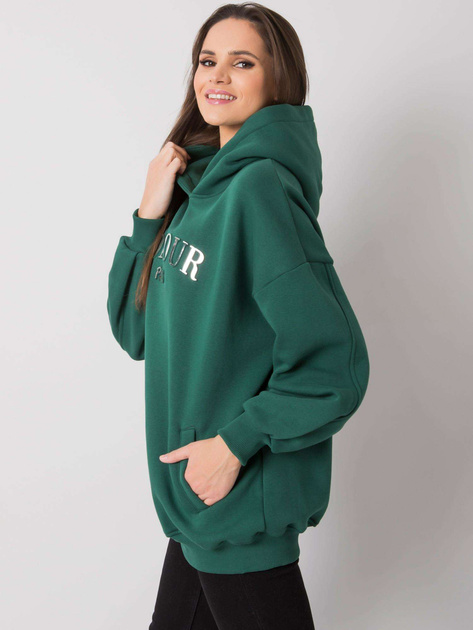 Ciemnozielona bluza z kiszeniami Lille RUE PARIS