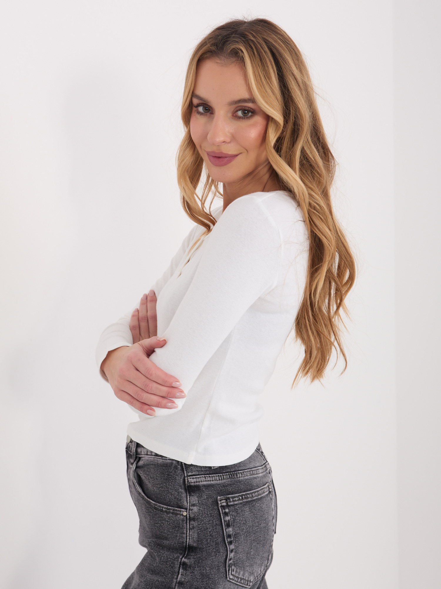 Bluzka ecru