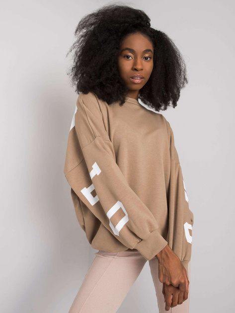 Beżowa bluza z nadrukiem Brooke