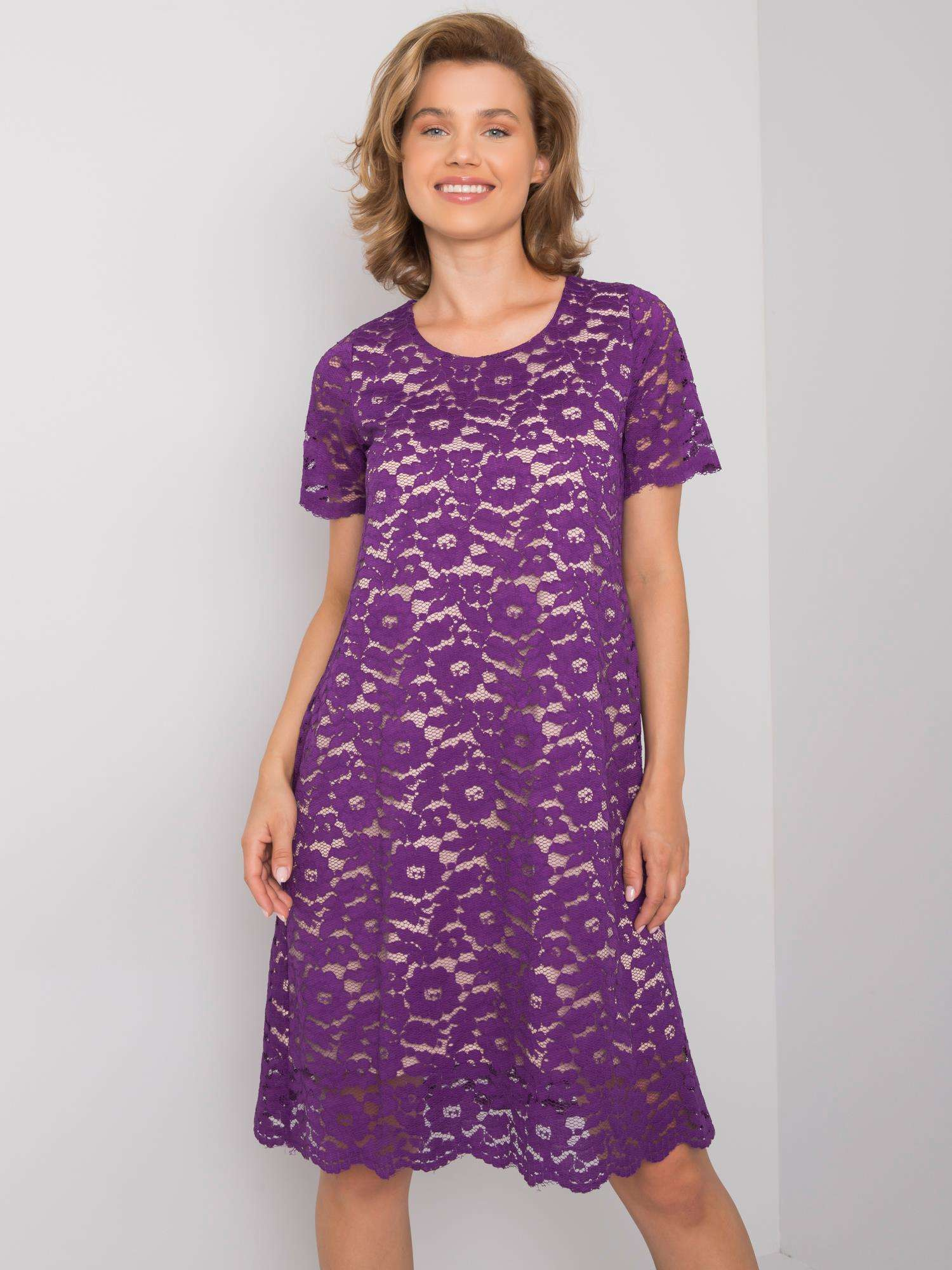 Lila Spitzenkleid Lulu.