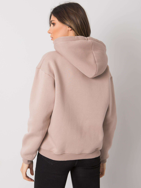 Ciemnobeżowa damska bluza kangurka Georgie