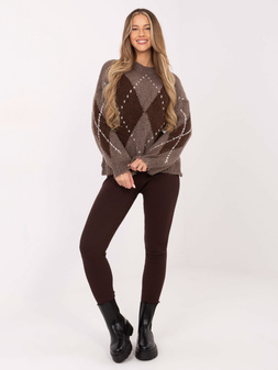 Leggings dark brown Factory Price S
