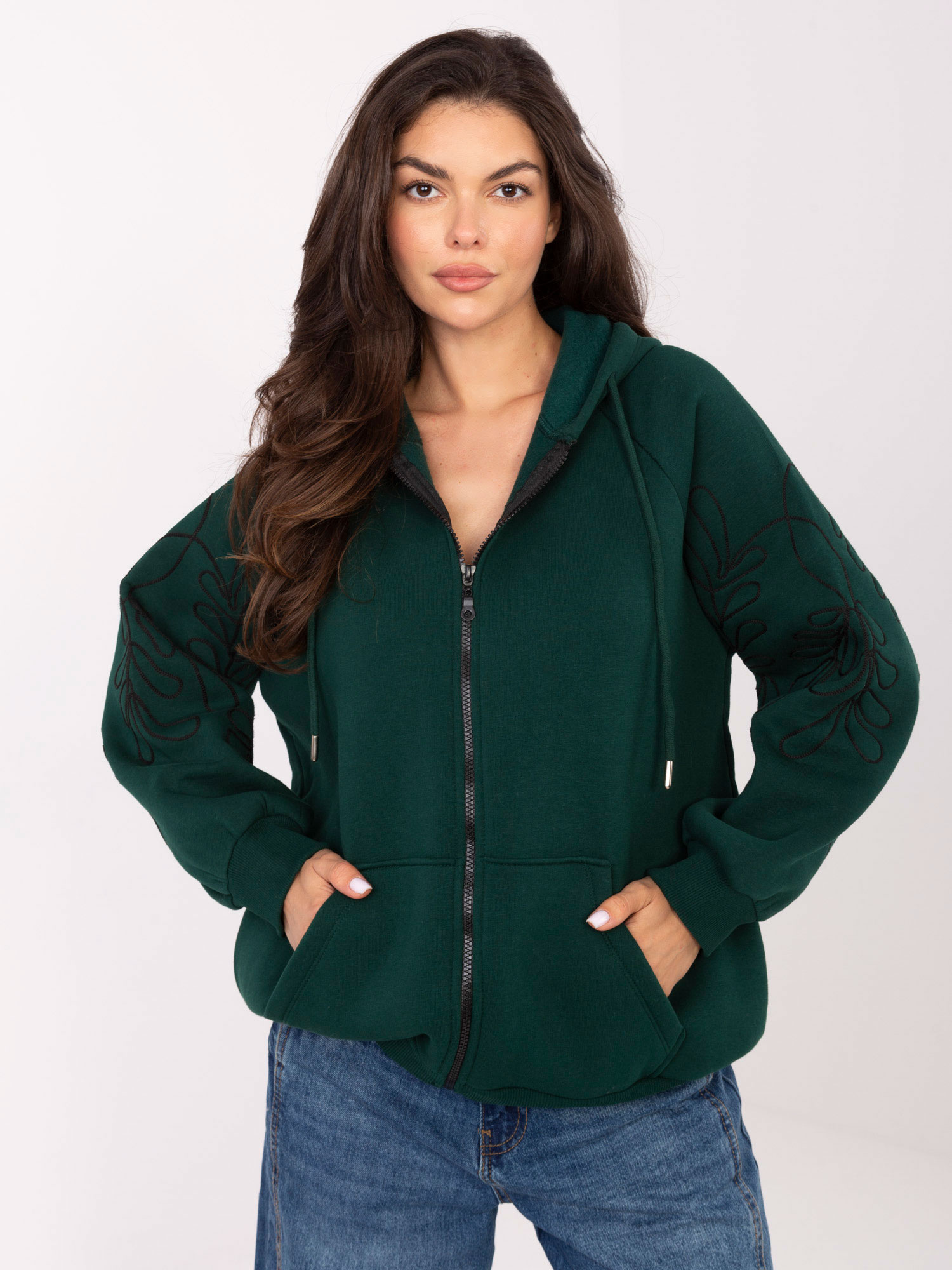 Bluza ciemny zielony