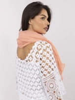 Jasnopomarańczowa chusta z wiskozy