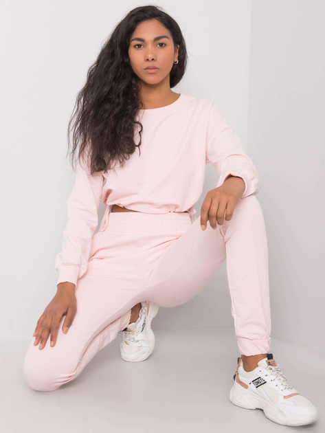Jasnoróżowy komplet casualowy Laila RUE PARIS