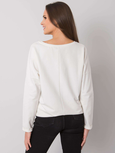 Ecru bluzka z dżetami Adele RUE PARIS