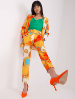 Hurt orange-dark yellow suit jacket.