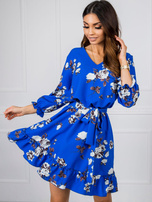 Kornblumenblaues Kleid Frigle.