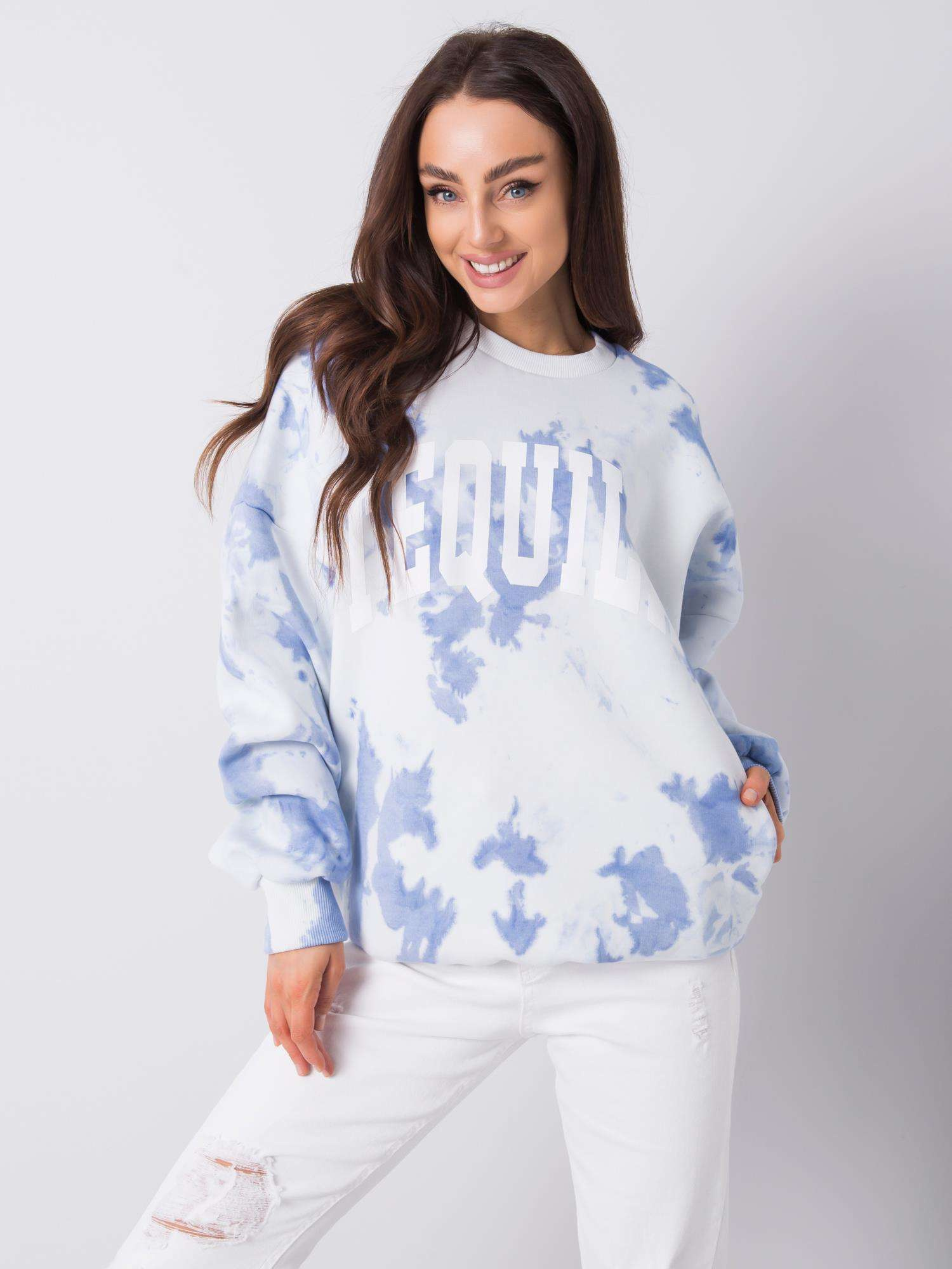 Blue tie-dye sweatshirt Tamara RUE PARIS
