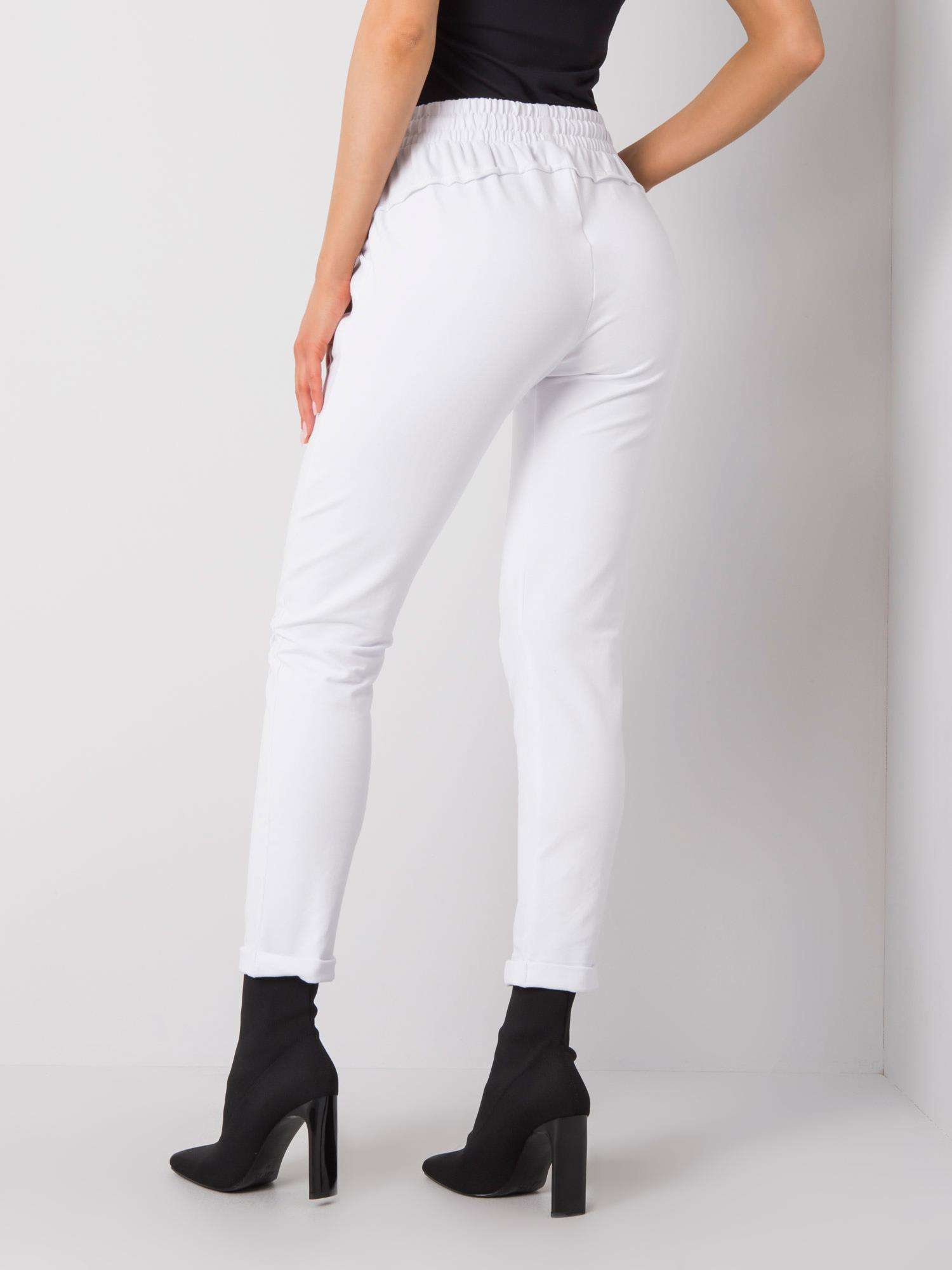 White pants Approachable.