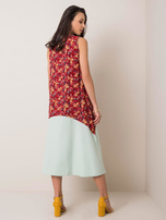 Bordowa sukienka Sunflower RUE PARIS