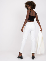 Białe wizytowe spodnie damskie Hidalgo