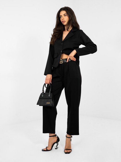 Czarne dresowe spodnie z miękkiego materiału