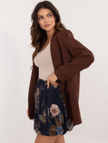 Hurt Granatowa spódnica bombka z nadrukiem