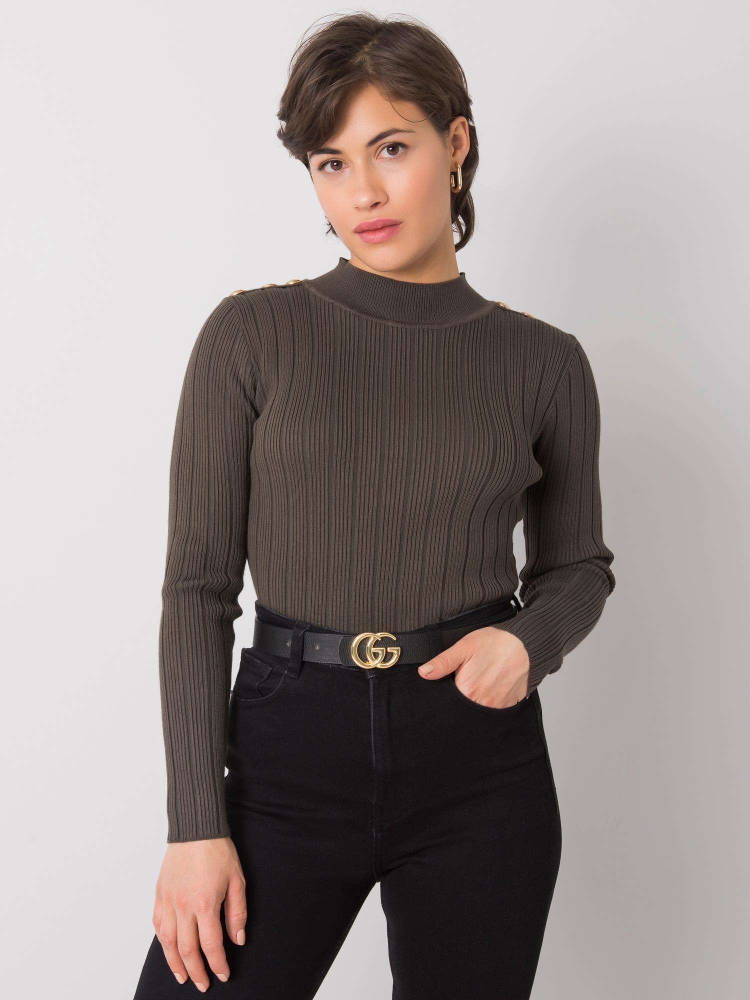 Khaki sweater Millah