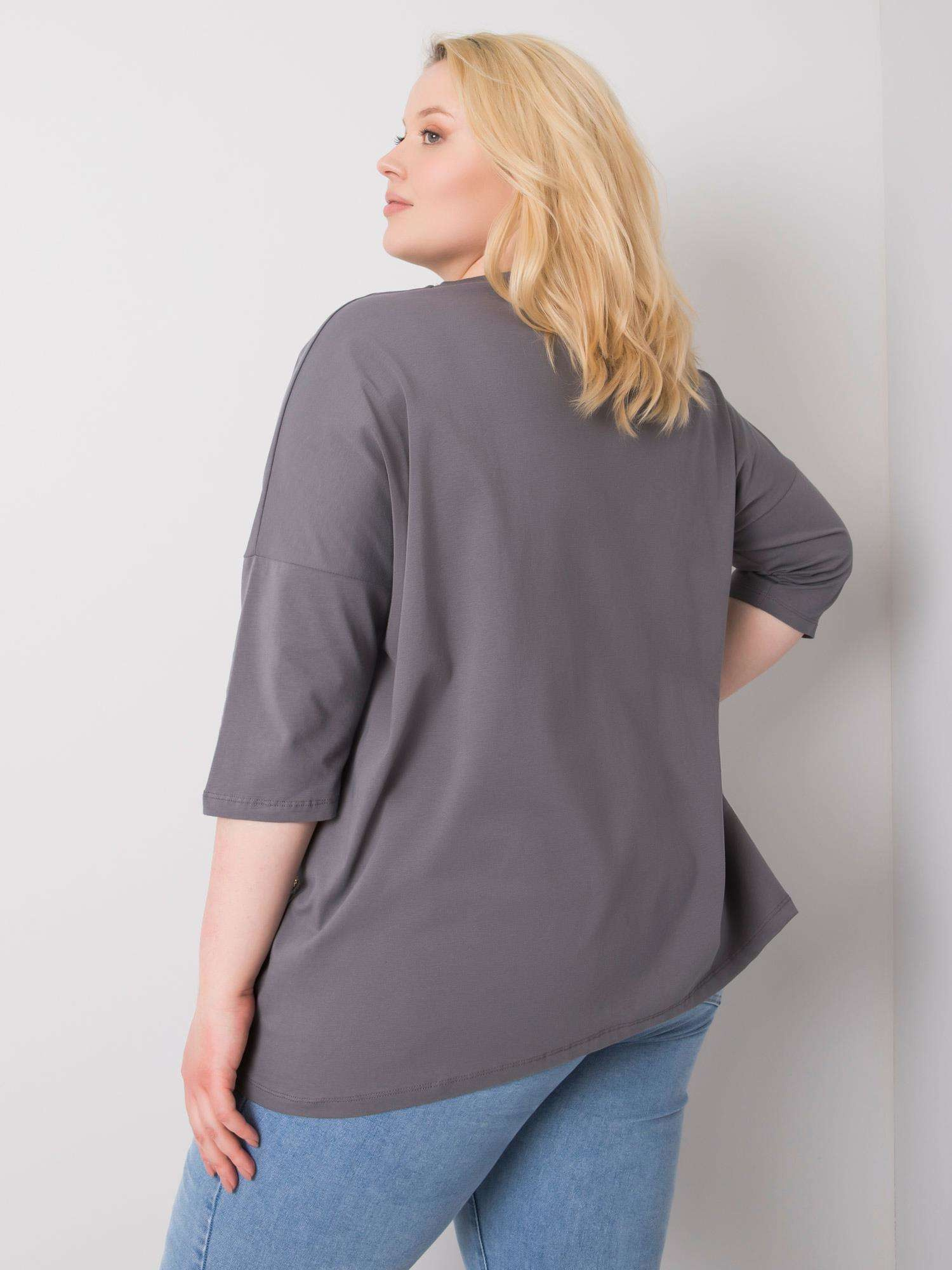 Dark gray blouse Izzy