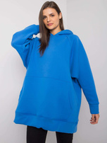 Dark blue kangaroo sweatshirt for women Selita
