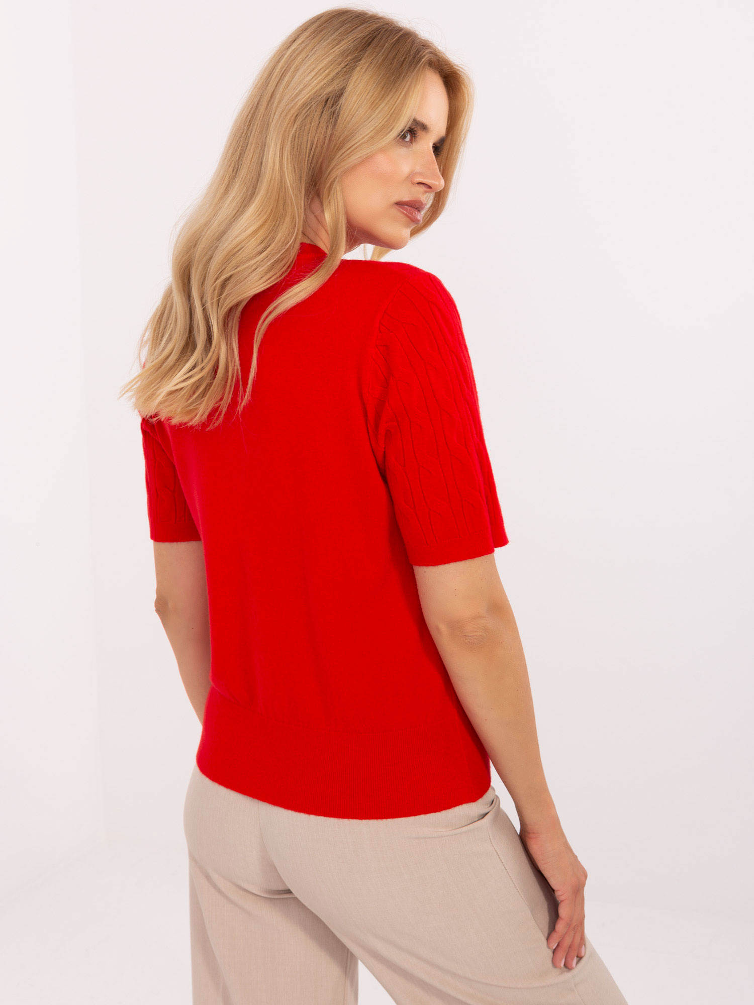 Sweter czerwony