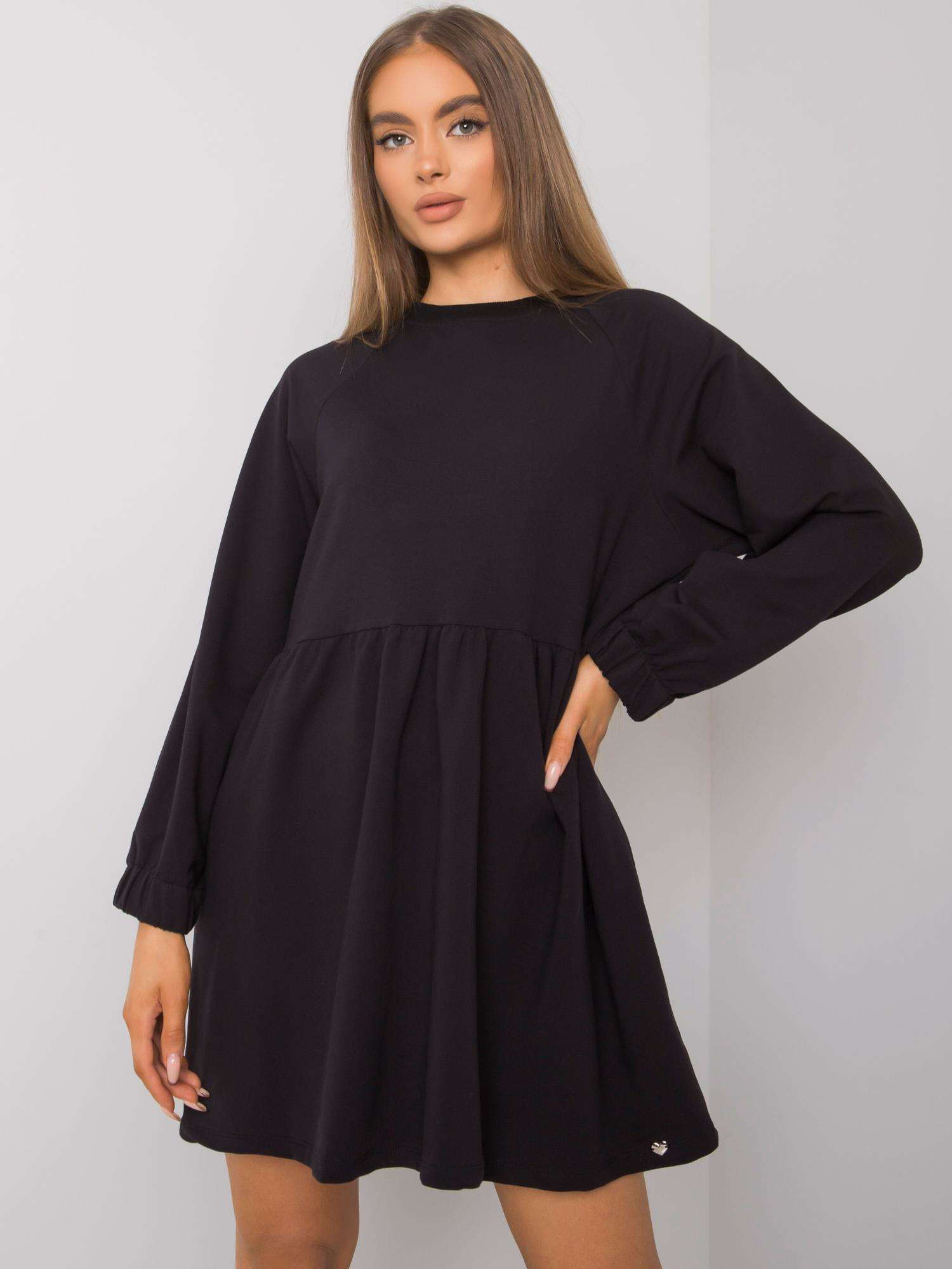 Bellevue Black Long Sleeve Dress