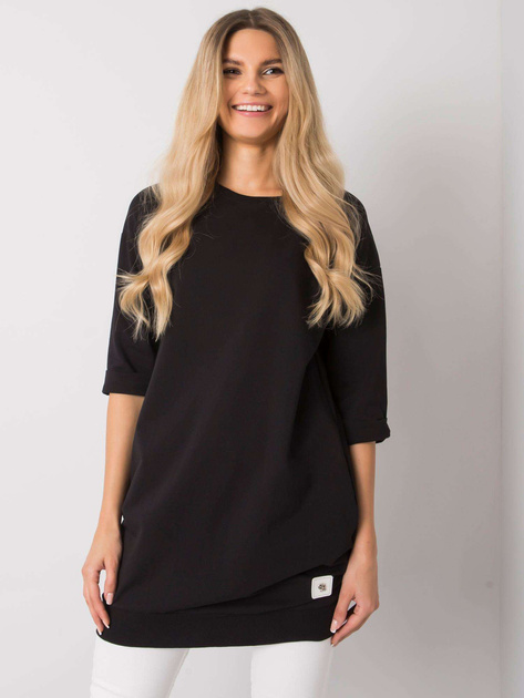 Czarna bluza z kieszeniami Iveta