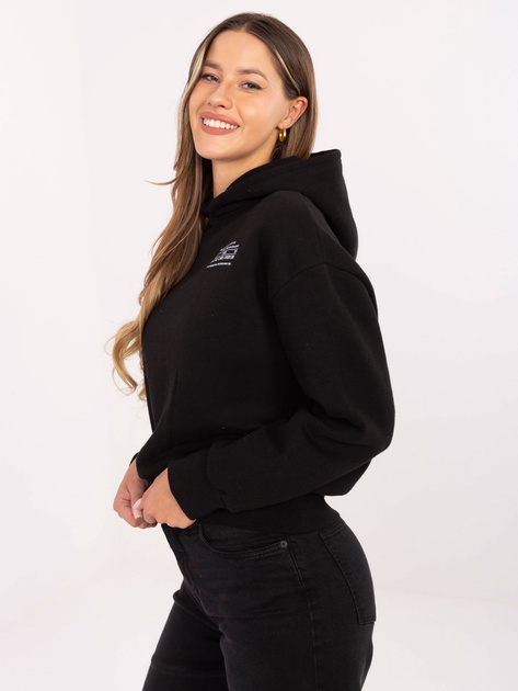 Czarna dresowa bluza ze ściągaczami SUBLEVEL