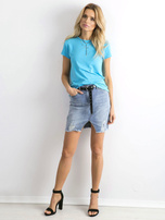 Niebieski t-shirt Peachy