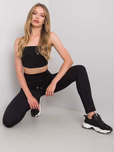 Czarne spodnie dresowe Mavia