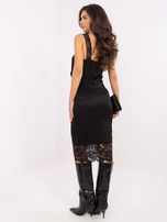 Black elegant skirt with lace RUE PARIS.