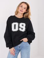 Czarna damska bluza z numerem 09