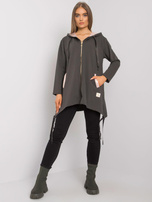 Ciemna khaki bluza rozpinana Narissa