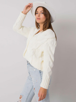 Ecru sweter na guziki Louissine RUE PARIS