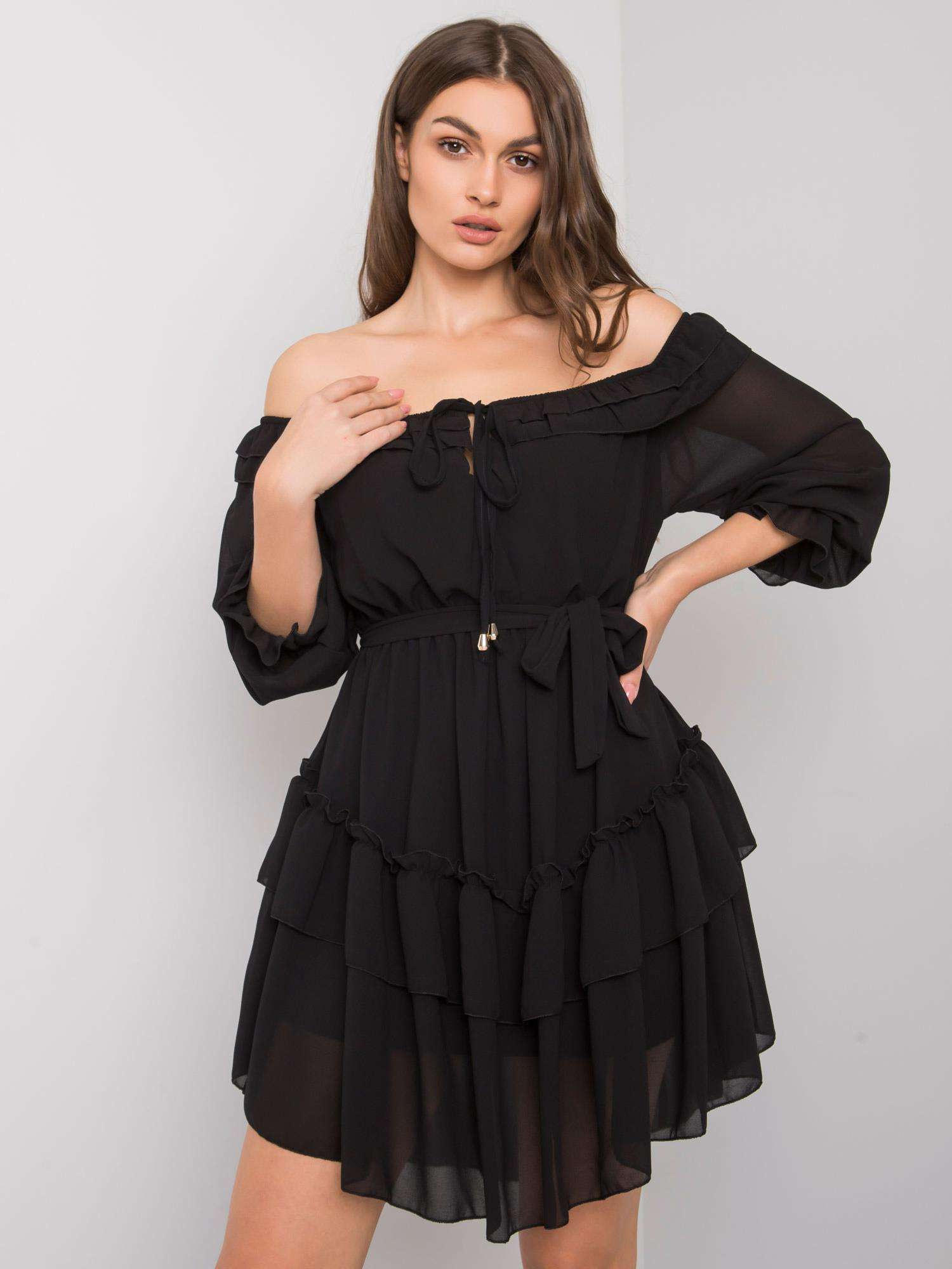 Schwarzes Kleid Spanierin Nathalie OCH BELLA.