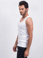 Biały podkoszulek męski Consider