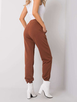 Brązowe spodnie Agueda RUE PARIS