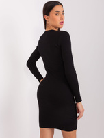 Hurt BASIC FEEL GOOD Schwarzes enges gestreiftes Kleid.