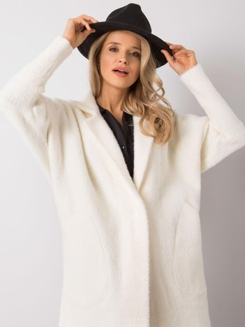 Ecru płaszcz alpaka Nora