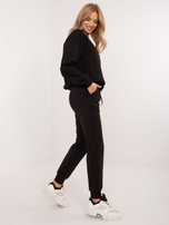 Hurt Czarne dresowe spodnie basic od kompletu 