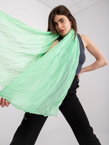 Helle grüne Damen-Schal aus Viskose.