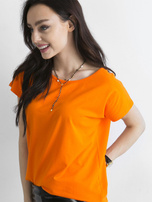 Pomarańczowy t-shirt Circle