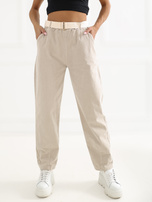 Fango sztruksowe spodnie ze zwężaną nogawką