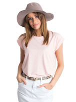 Różowy melanżowy t-shirt Revolution