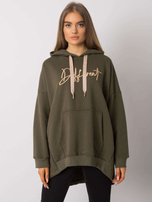 Khaki bluza kangurka Fallon