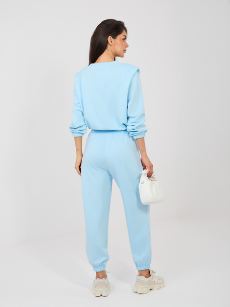 Pastelowy niebieski komplet z miękkiego materiału RUE PARIS