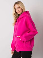 Fuksjowa bluza rozpinana Amelia