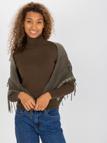 Hurtownia Zielona muślinowa chusta z bawełny